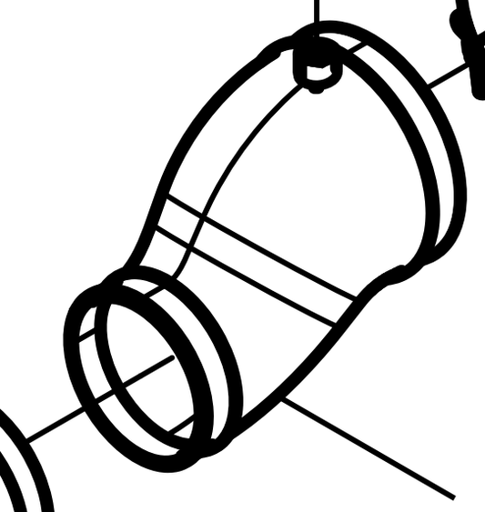 1001374199 Intake Connecting Pipe Baudouin High Quality OEM