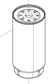 1001242121 Fuel Coarse Filter Element Baudouin High Quality OEM