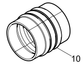 612600114928 Air Connecting Rubber Pipe Baudouin High Quality OEM