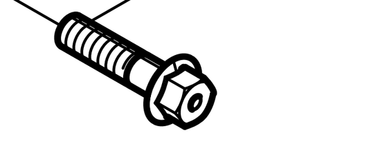 9000000613 Hexagon Flange Bolt Baudouin High Quality OEM