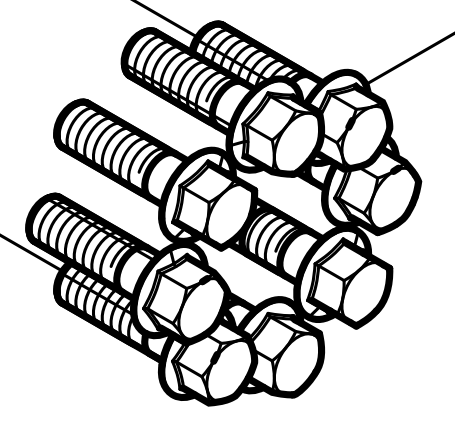 331002000185 Hexagon Flange Bolt Baudouin High Quality OEM