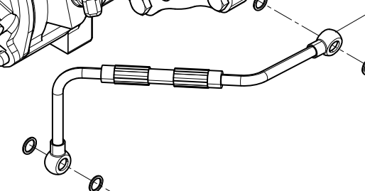 612630030311 Fuel Injection Pump Oil Pipe Assembly Baudouin High Quality OEM