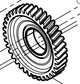 331002000302 Idler Gear Set Baudouin High Quality OEM