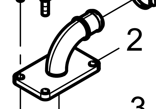 612630111007 Water Pipe Connector Baudouin High Quality OEM
