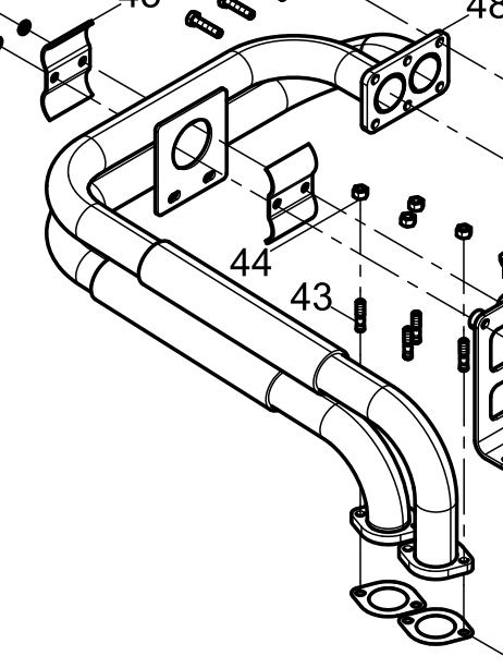 612630110508 EGR Air-inlet Pipe Assembly Baudouin High Quality OEM