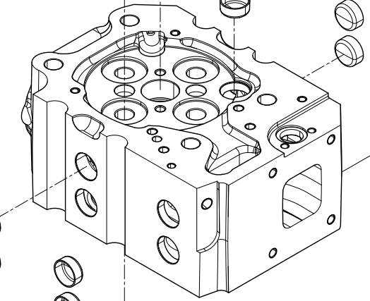 331001000069 Cylinder Head Baudouin High Quality OEM