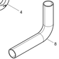 1000685953 Coolant Connecting Rubber Pipe Baudouin High Quality OEM