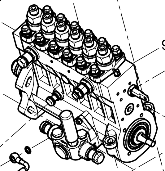 1000722757 Fuel Injection Pump Assembly Baudouin High Quality OEM