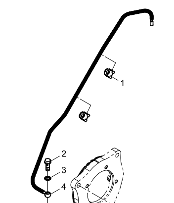 331005000781 Fuel Return Pipe Baudouin High Quality OEM