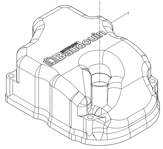 331001000252 Cylinder Head Cover Baudouin High Quality OEM