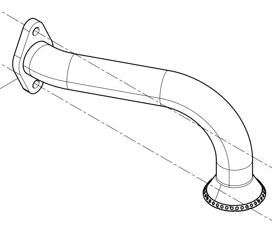 612700010057 Lubricating Oil Suction Strainer Baudouin High Quality OEM