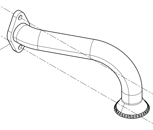 612700010057 Lubricating Oil Suction Strainer Baudouin High Quality OEM