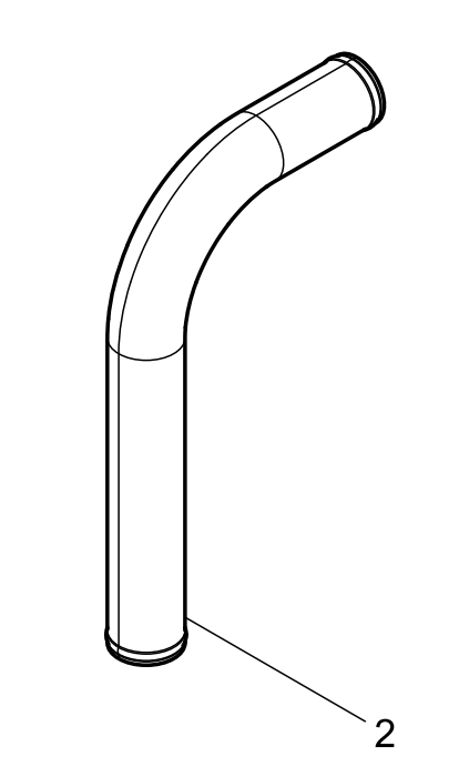 612700530004 Water-outlet Pipe Baudouin High Quality OEM