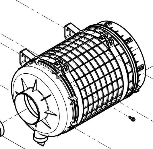 1000644231 Air Filter Baudouin High Quality OEM