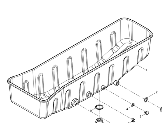 1000133792 Oil Pan Set Baudouin High Quality OEM