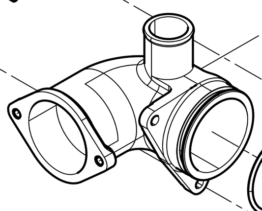 1000747044 Pipe Joint Baudouin High Quality OEM