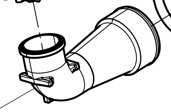 612700120001 Intake Connecting Pipe Baudouin High Quality OEM