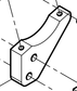 331005000060 Fuel Injection Pump Bracket Baudouin High Quality OEM