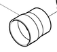 612700120029 Air Connecting Rubber Pipe Baudouin High Quality OEM