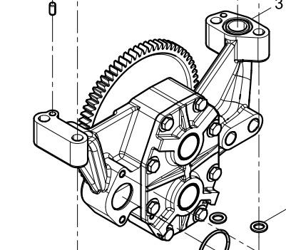 331004000074 Lubricating Oil Pump Baudouin High Quality OEM