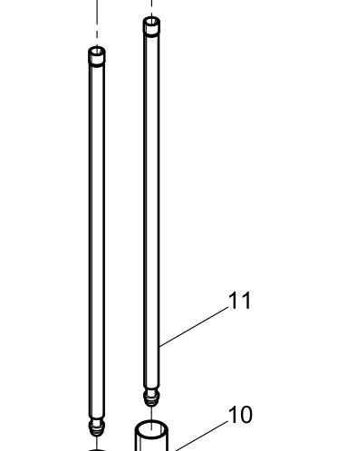 1001458375 Push Rod Baudouin High Quality OEM