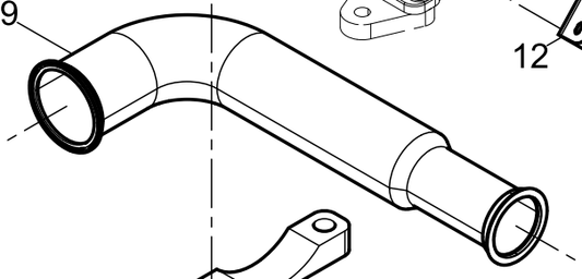 1000081431 Intercool Pipe Assembly Baudouin High Quality OEM