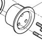 612630030125 Idler Gear Shaft Baudouin High Quality OEM