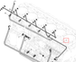 612630080321 Fuel Return Pipe Assembly Baudouin High Quality OEM