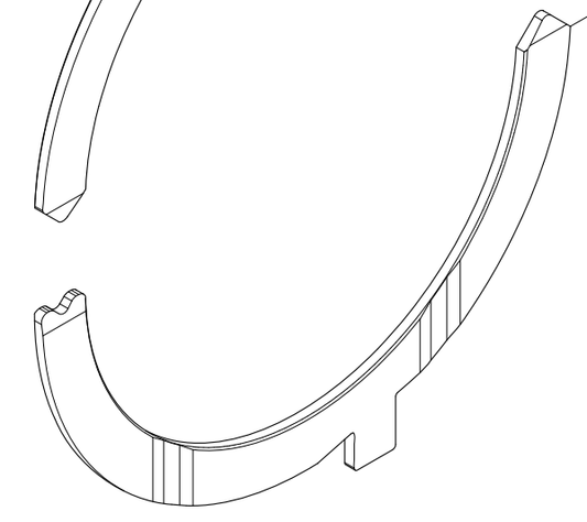 331001000209 Lower Thrust Plate Baudouin High Quality OEM