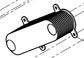 612700010021 Oil Cooler Assembly Baudouin High Quality OEM