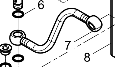 331005000797 Fuel-inlet Pipe Assembly Baudouin High Quality OEM