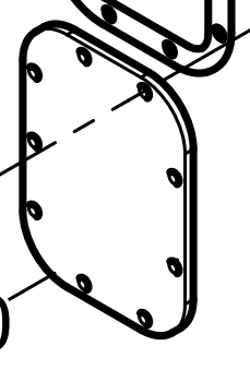 331001000165 Handhole Cover Baudouin High Quality OEM