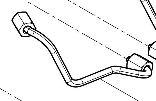 1000264695 High-pressure Fuel Pipe Assembly Baudouin High Quality OEM