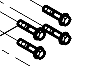 90011400024 Hexagon Flange Bolt Baudouin High Quality OEM