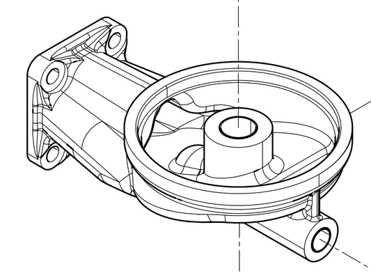 X6260.295 Oil Filter Seat Baudouin High Quality OEM
