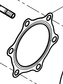 612630110983 Tail pipe gasket Baudouin High Quality OEM