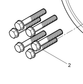 612630020009 Hexagon Flange Bolt Baudouin High Quality OEM