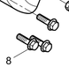90011400006 Hexagon Flange Bolt Baudouin High Quality OEM