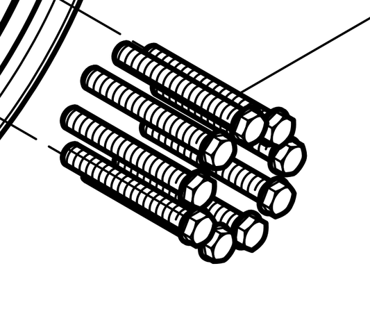 612630020010 Flywheel Bolt Baudouin High Quality OEM