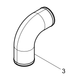 612630530017 Inter- cooler Air Pipe Baudouin High Quality OEM