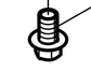 9000000696 Hexagon Flange Bolt Baudouin High Quality OEM