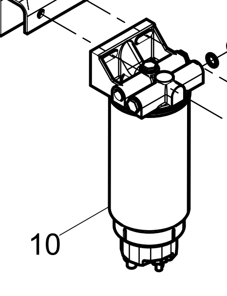 1000588582 Fuel Coarse Filter Baudouin High Quality OEM