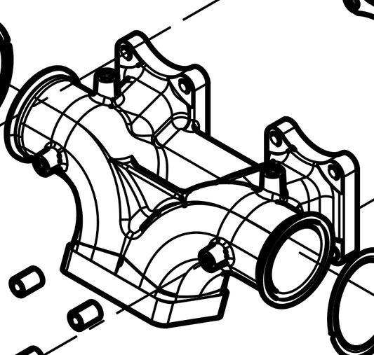 1000294615 Exhaust Manifold Baudouin High Quality OEM