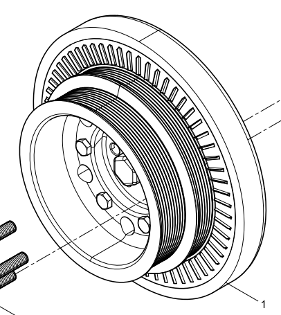 612630020177 Crankshaft Pulley Baudouin High Quality OEM