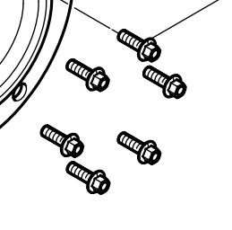 90011420017 Hexagon Flange Bolt Baudouin High Quality OEM