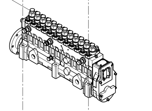 1003107537 Fuel Injection Pump Assembly Baudouin High Quality OEM