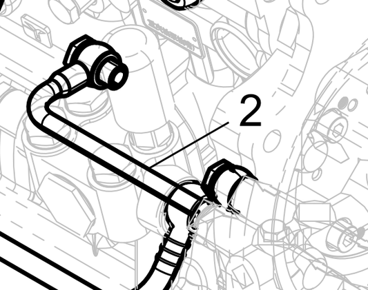 612700080007 Fuel-inlet Pipe Assembly Baudouin High Quality OEM