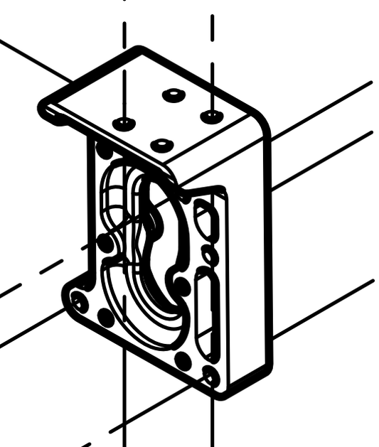 X6231.381W Exhaust Manifold Bracket Baudouin High Quality OEM