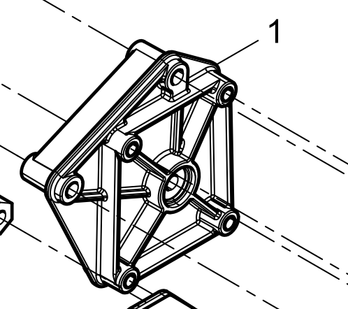 612630080010 Fuel Filter Bracket Baudouin High Quality OEM