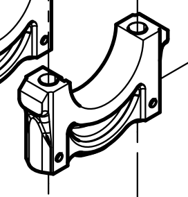 331001000204 Main Bearing Cap Baudouin High Quality OEM